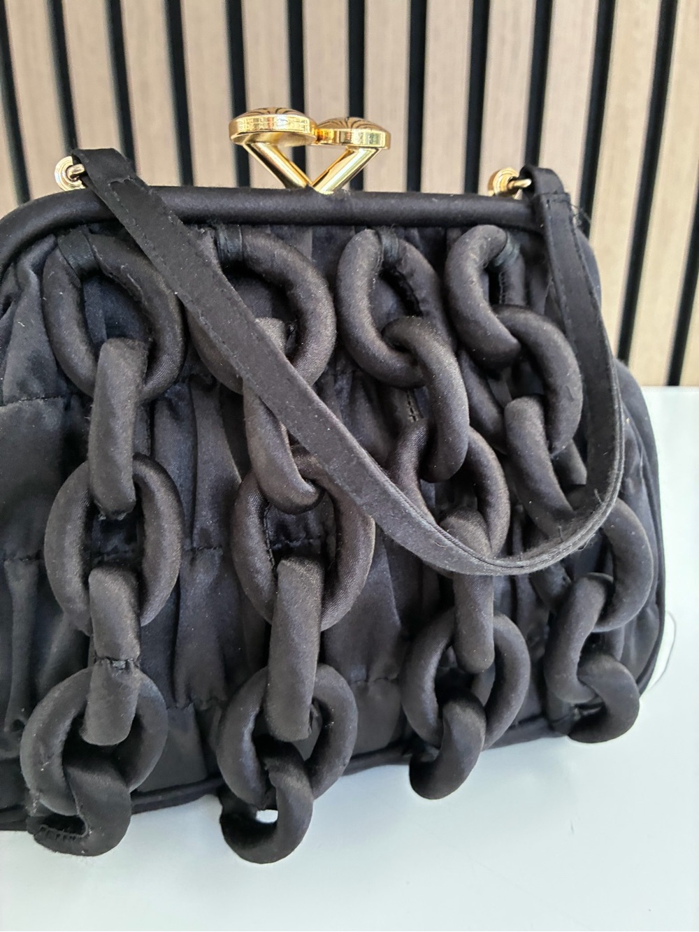 Y2K BLUGIRL BLUMARINE Satin Bag - Picture 2 of 8